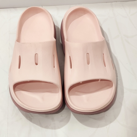 Hoka Ora Recovery 3 Cosmic Pearl Pink Comfort Slip on Slide Men's 13 - Picture 3 of 9